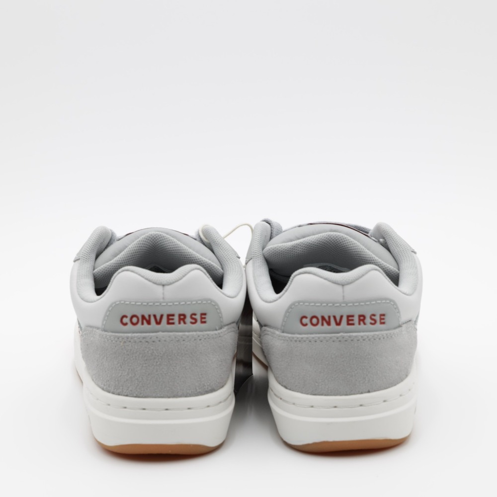 Converse Unisex Pro Blaze Classic Leather Suede Low‎ Shoes Gray/Burgundy Size 9 - Picture 9 of 11